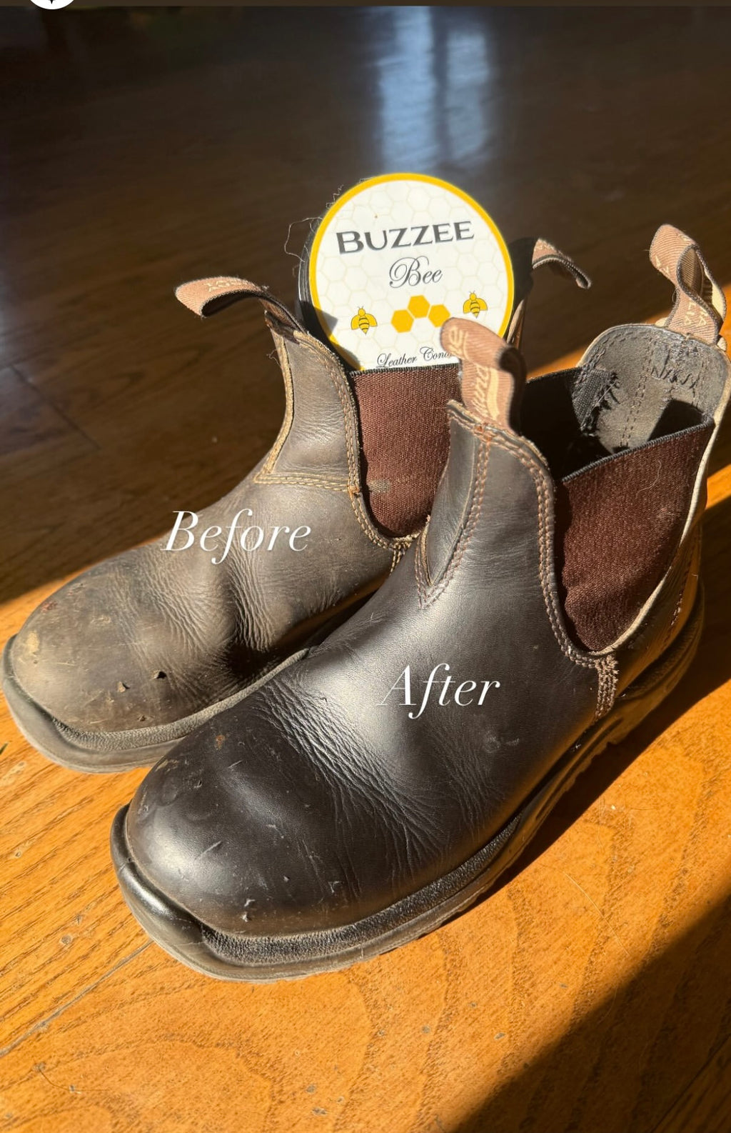 Buzzee Bee Leather Conditioner - 150g Tin x 3